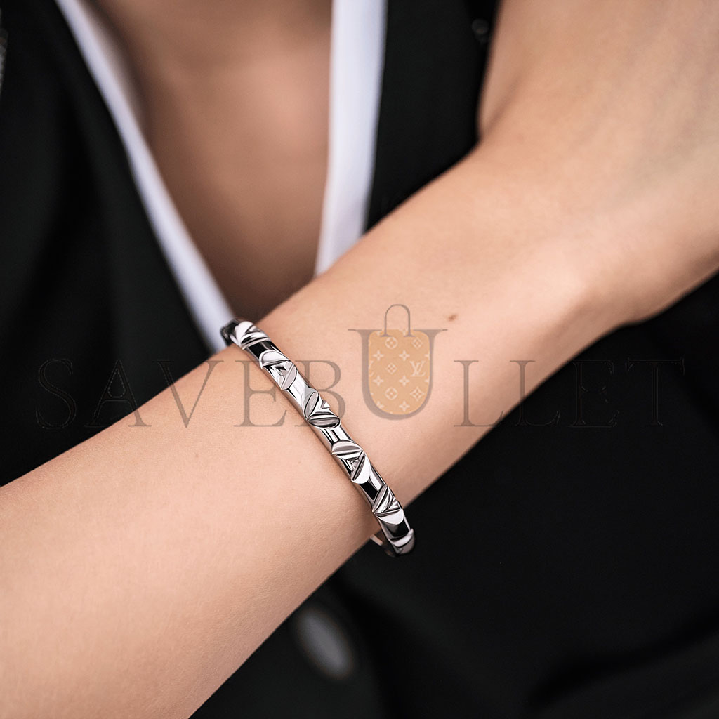 LOUIS VUITTON LV VOLT MULTI WHITE GOLD BRACELET Q95963